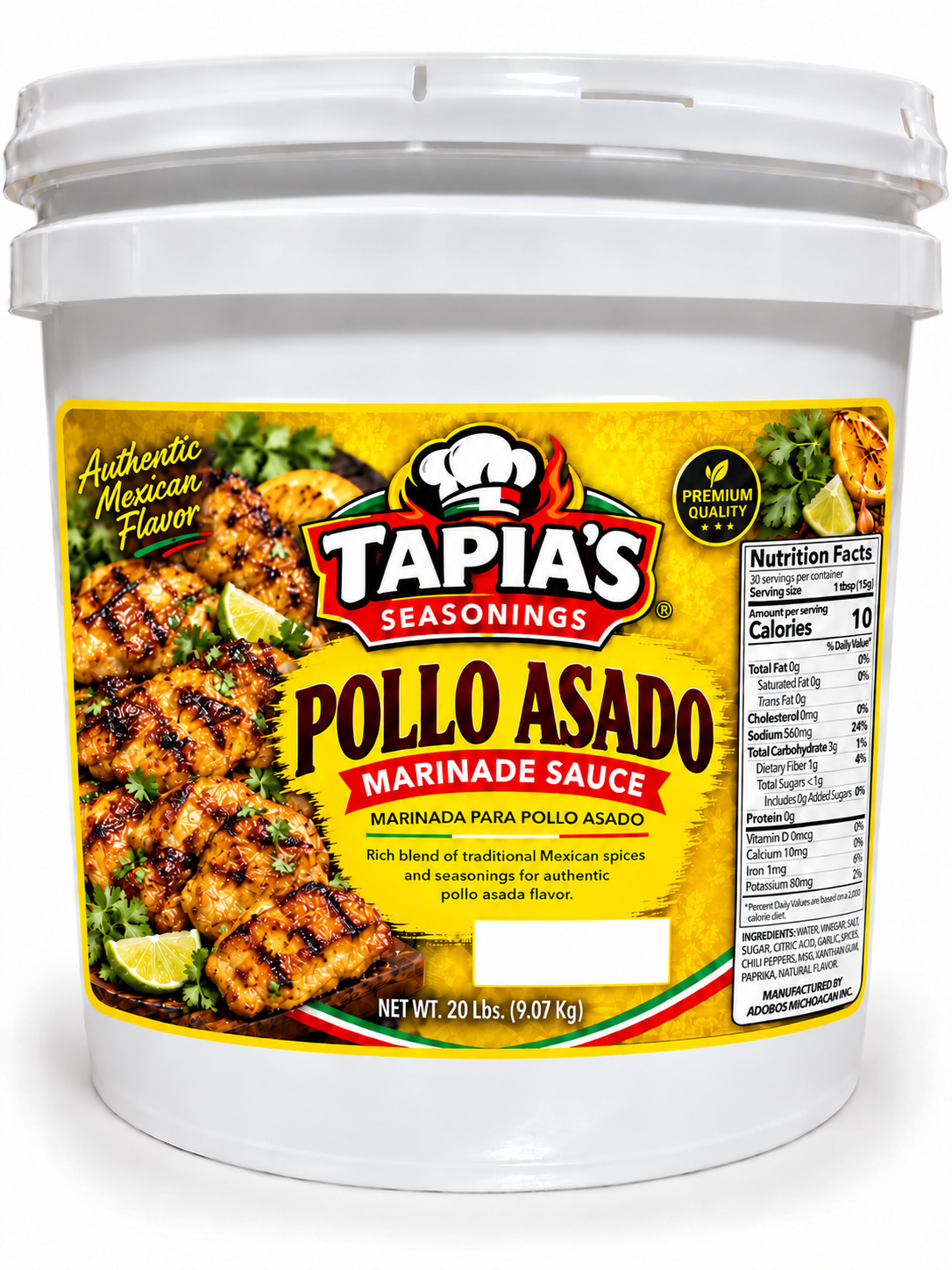 MARINADA DE POLLO ASADO AMARILLO