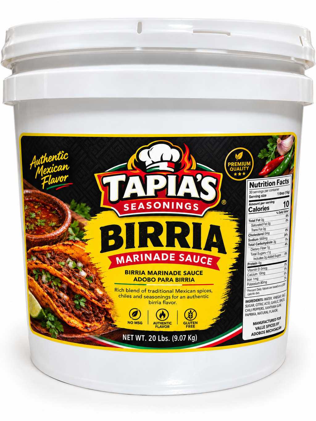 ADOBO PARA BIRRIA 20 LBS