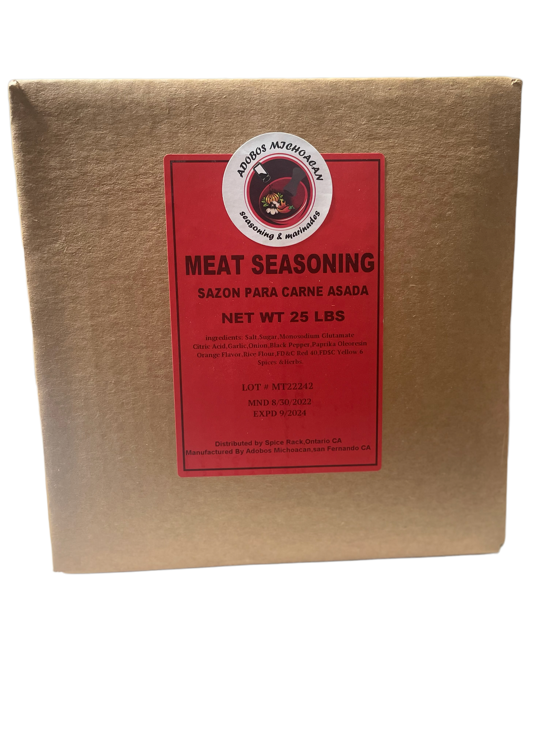MEAT SEASONING (CARNE ASADA ) 25 LBS