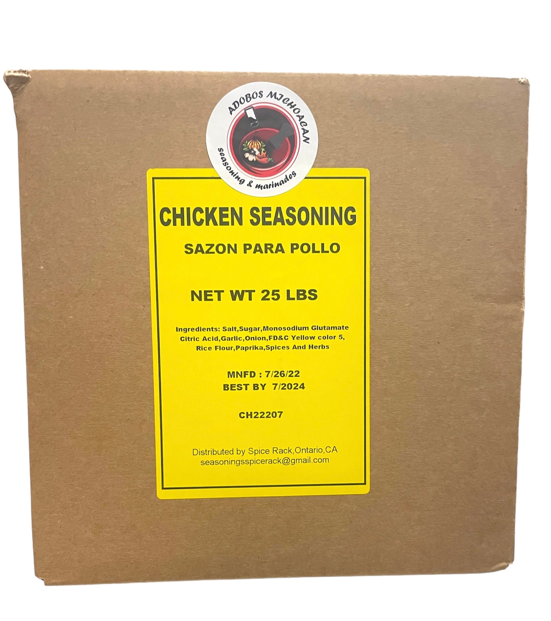 CHICKEN SEASONING 25 LBS