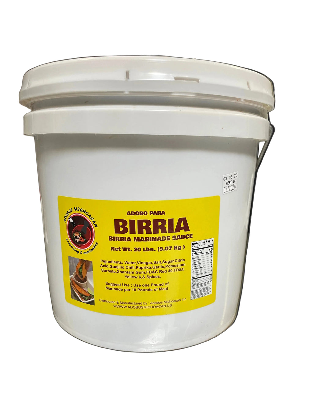 ADOBO PARA BIRRIA 20 LBS