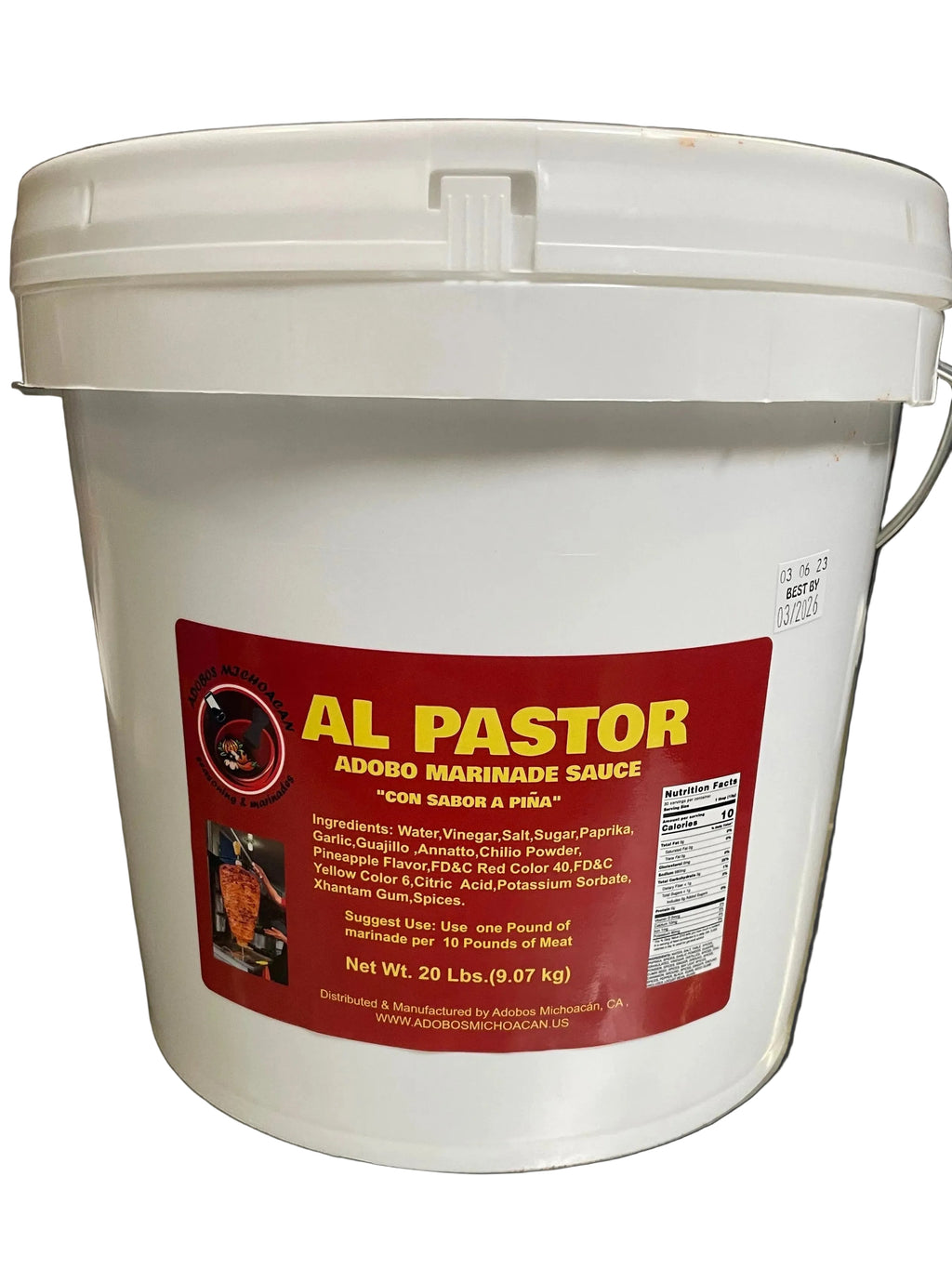 ADOBO AL PASTOR 20 LBS
