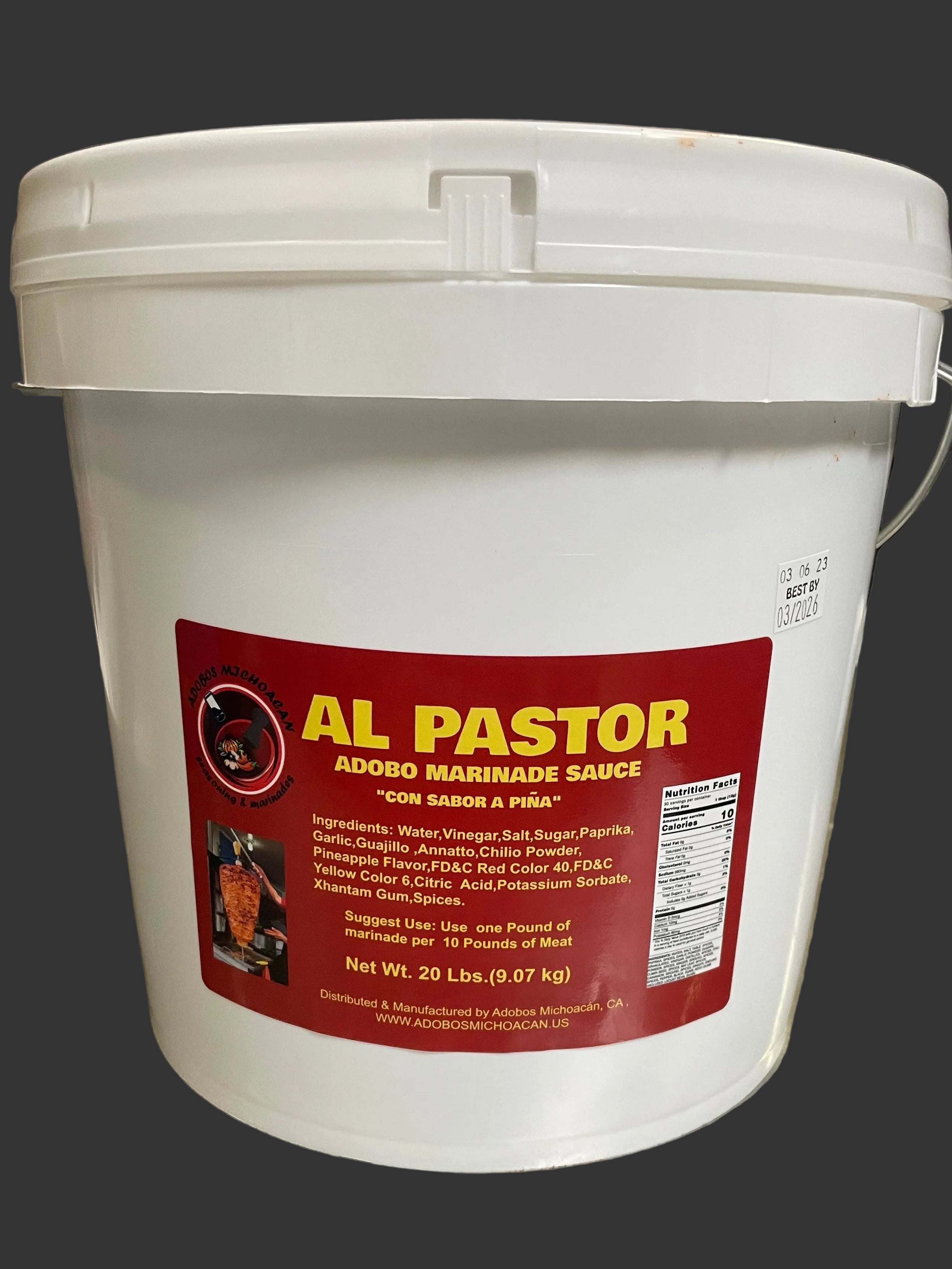 ADOBO AL PASTOR 20 LBS